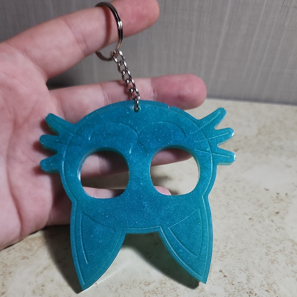 cat safyey keychains